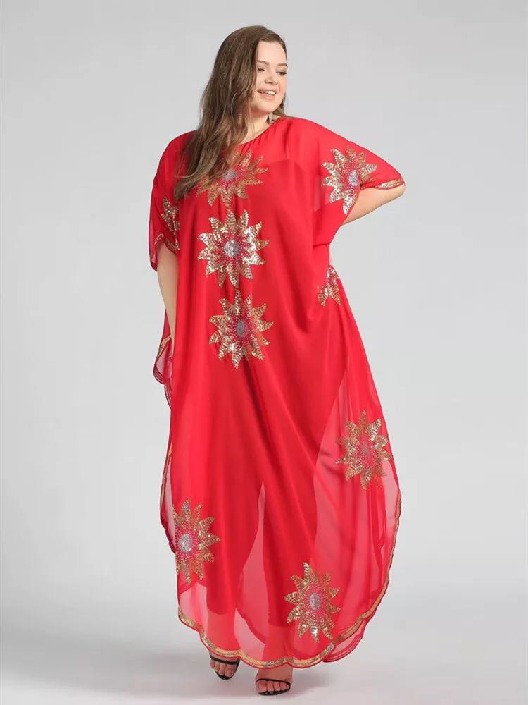 Women'S Fashion Quick Delivery - جديد المرأة الأفريقية موضة الذهب الترتر