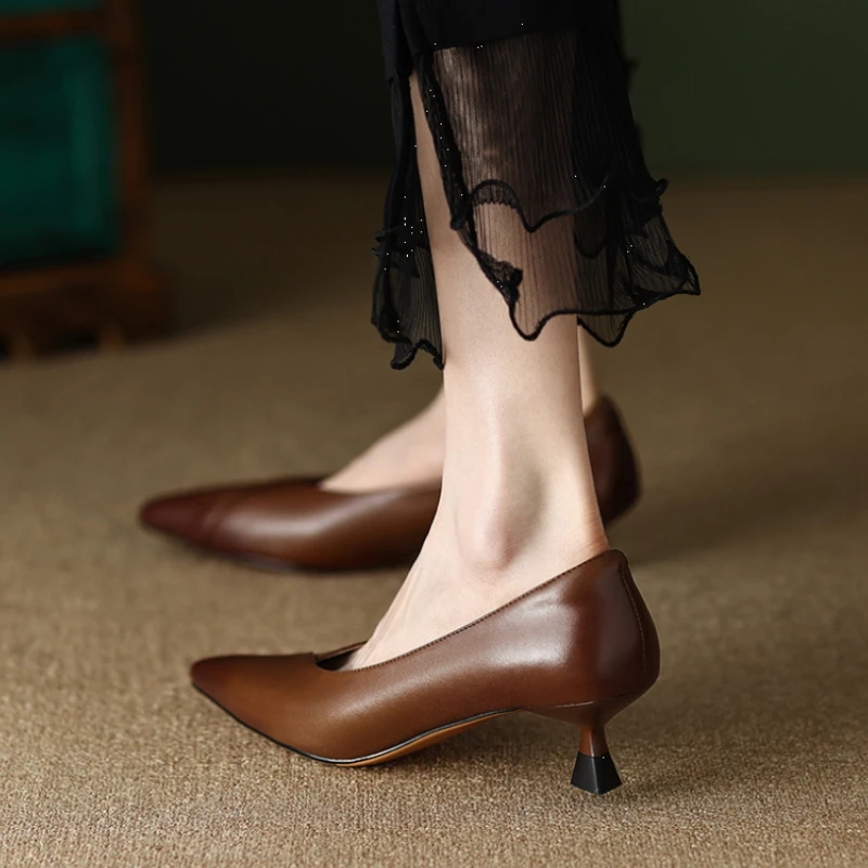 Women'S Fashion Quick Delivery - كعب مربع مع مضخات السيدات المتوسطة
