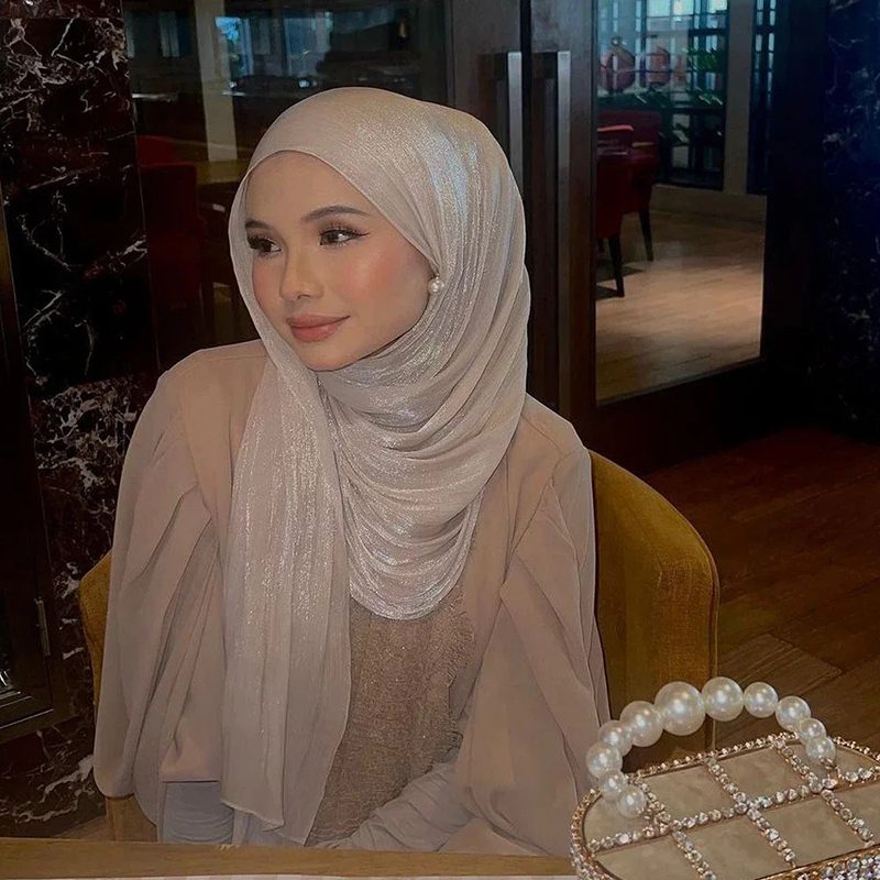 Women'S Fashion Headbands - وصول جديد 2026: وشاح حجاب حريري