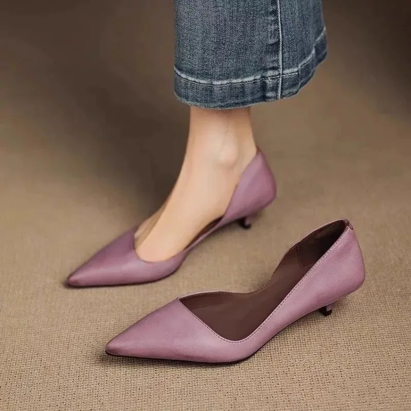 Women Fashion Heels - حذاء نسائي بكعب ستيليتو بمقدمة مدببة،