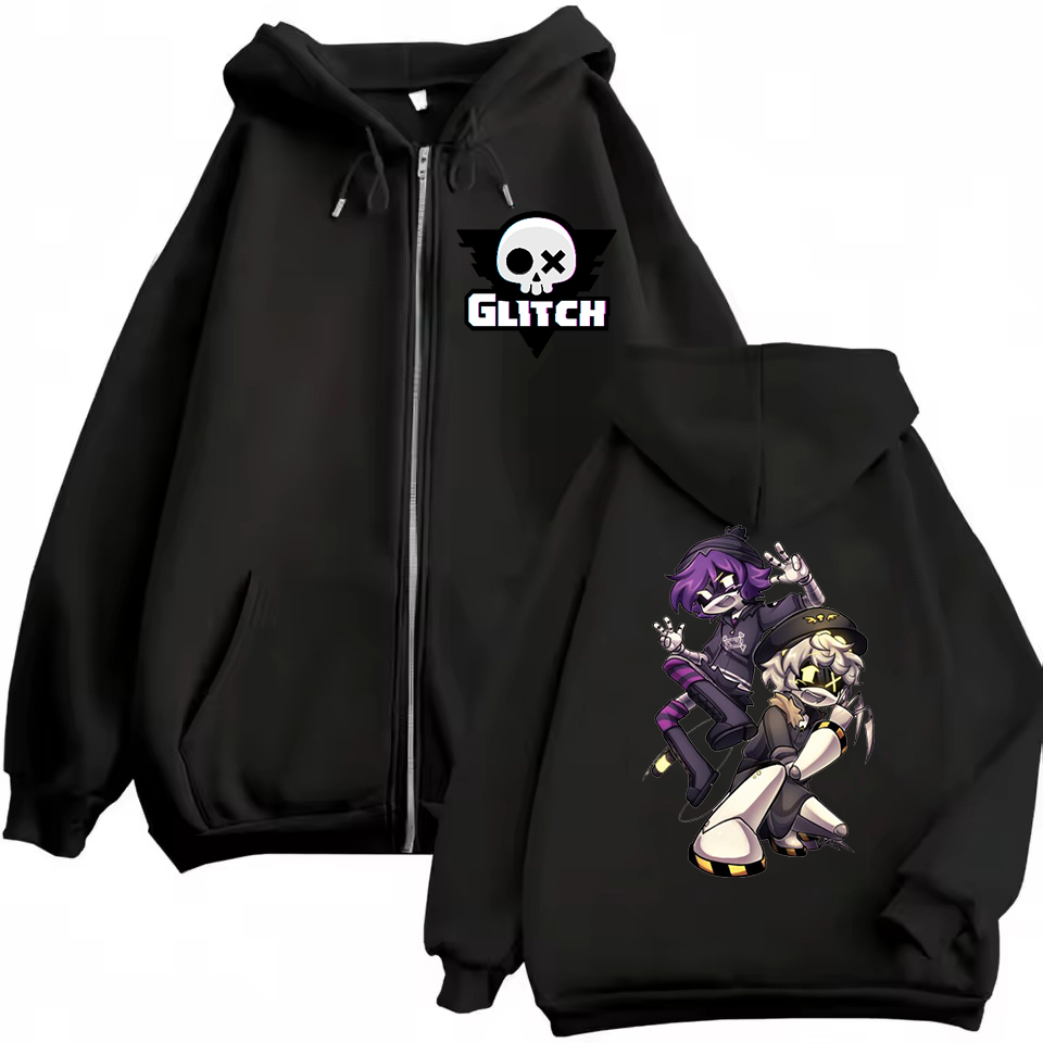 Women'S Fashion Zip Hoodie - أنيمي القتل الطائرات بدون طيار قلنسوة