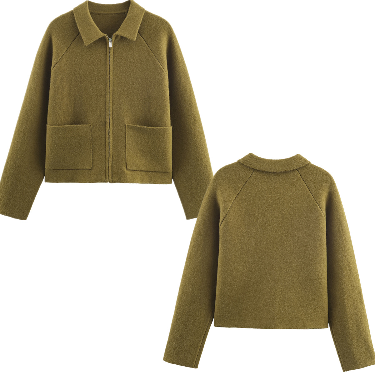 Women'S Fashion Bomber Jacket - جاكيت منفوخ نسائي من Maxdutti ملابس