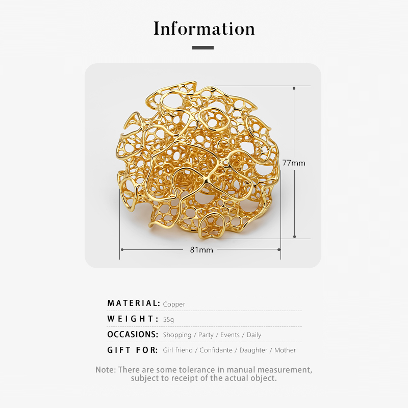 IVOG الجوف خارج 18K خاتم مطلي  - مراجعة Women'S Fashion Website وسعره