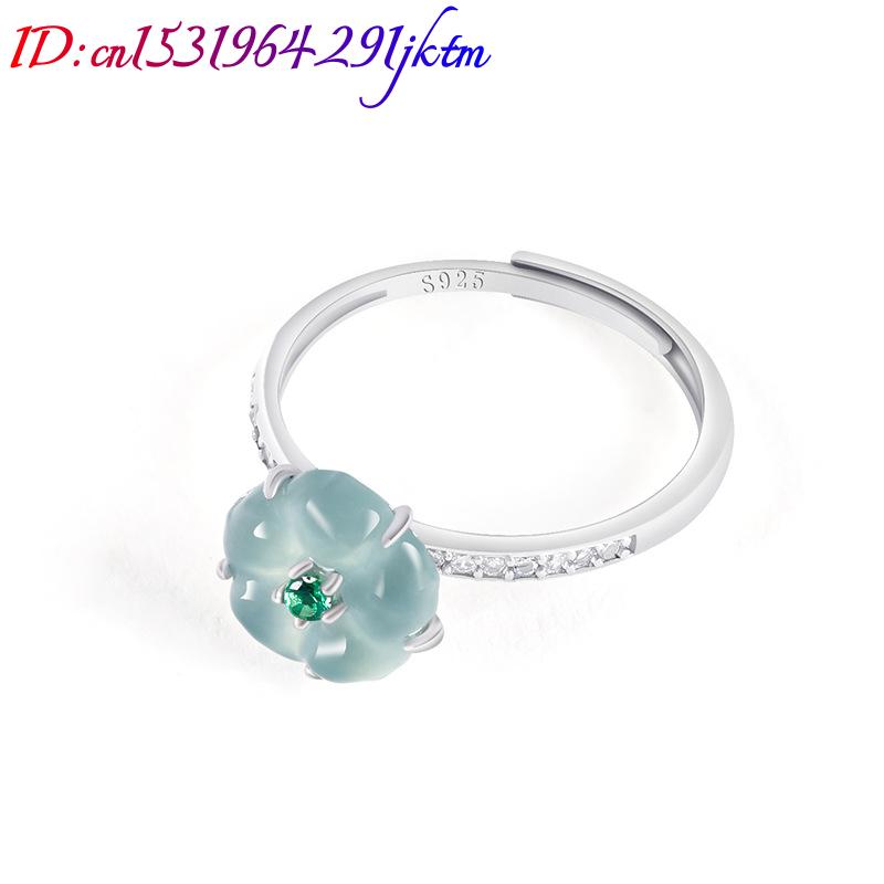 خواتم زهرة اليشم البورمي الأزر - مراجعة Women'S Fashion Gifts وسعره
