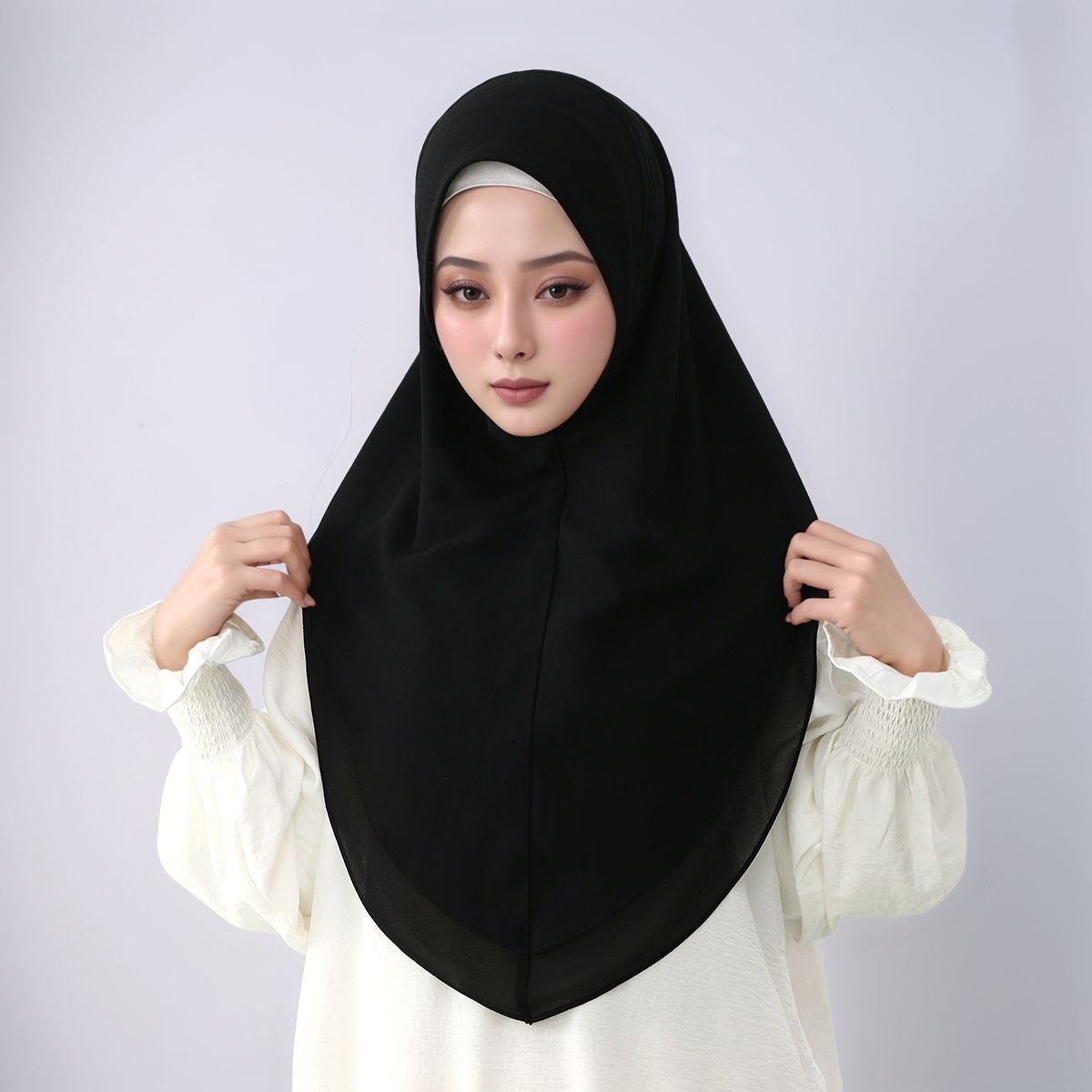 شيفون جديد مزدوج الطبقات جاهز  - مراجعة Women'S Fashion Headbands وسعره