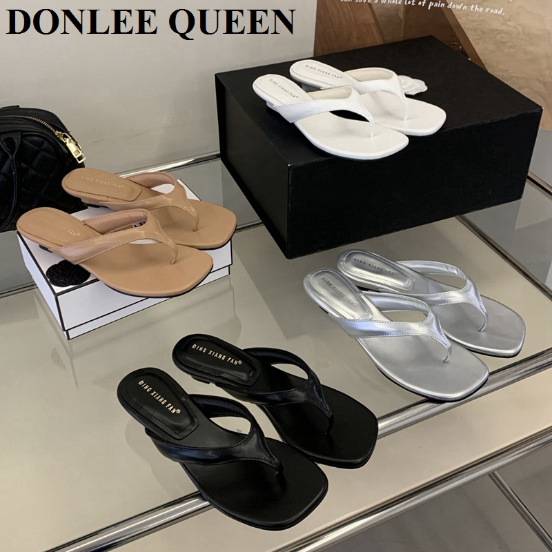 صنادل نسائية عصرية بكعب ويدجز  - مراجعة Women Queen Fashion وسعره