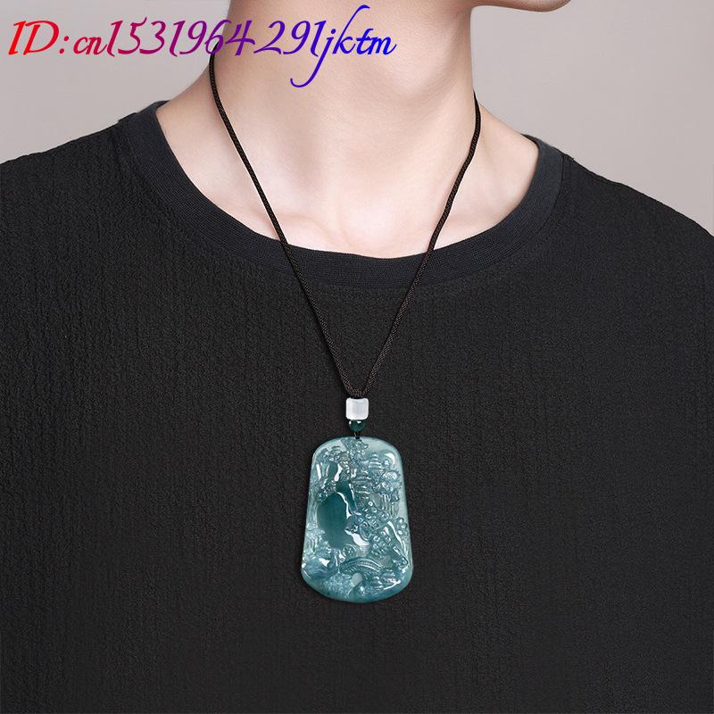 قلادة من اليشم البورمي الطبيعي - مراجعة Women'S Fashion Gifts وسعره