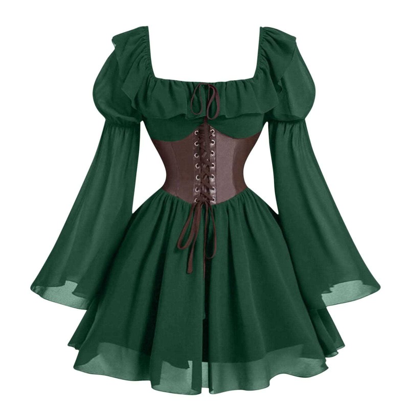 عصر النهضة فترة القرون الوسطى  - مراجعة Women'S Fashion Renaissance Period وسعره