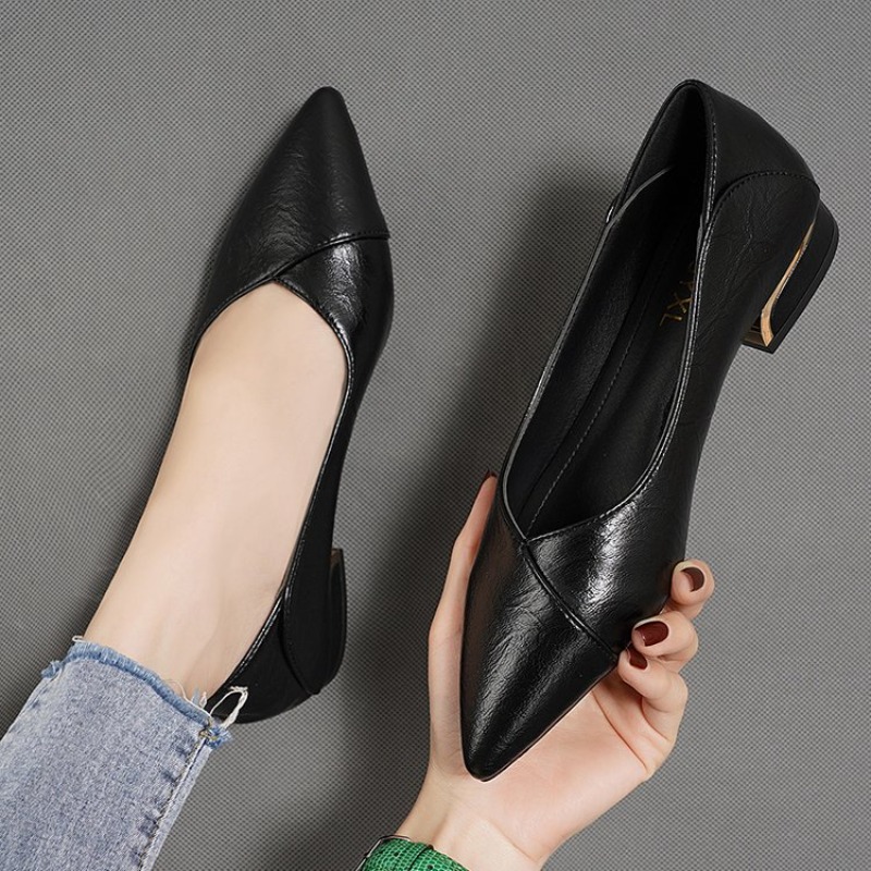 أحذية نسائية جلدية جديدة لربيع - مراجعة Women Fashion Heels وسعره