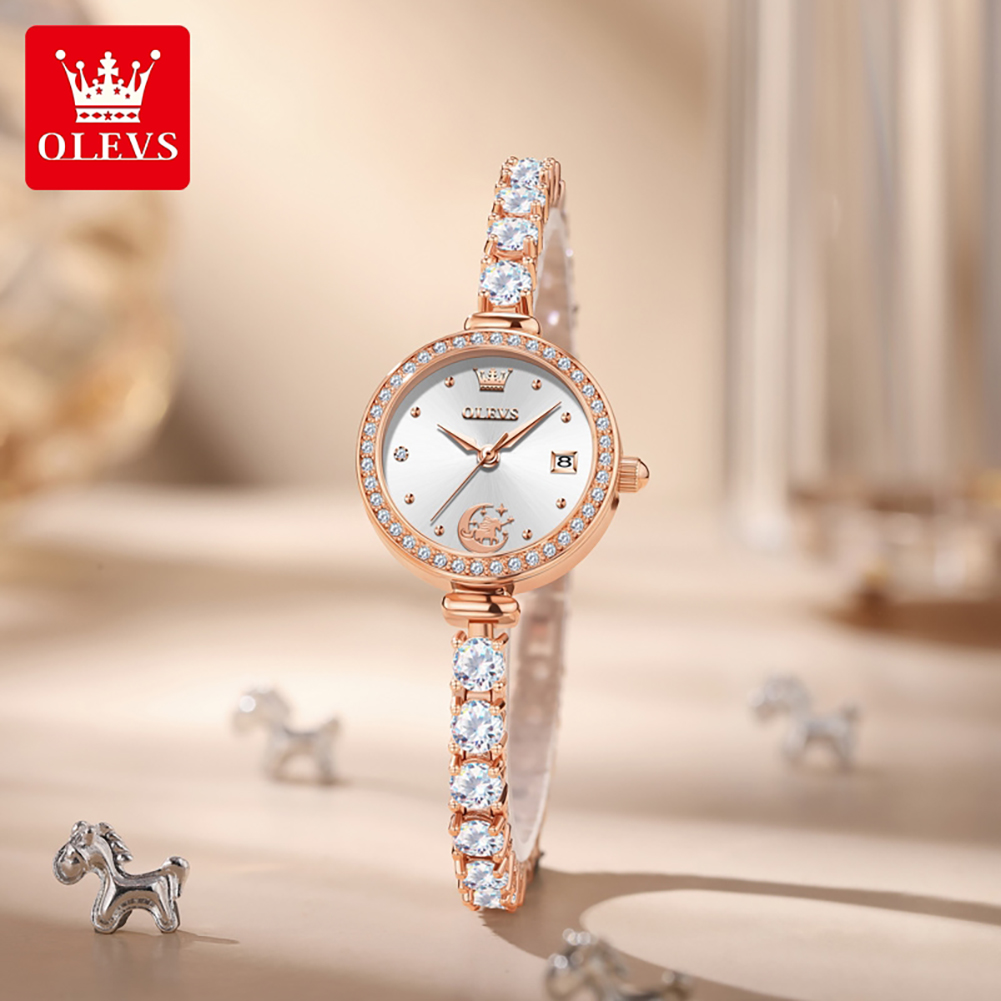ساعة OLEVS 2998 أصلية من العلا - مراجعة Fashion Women Watch وسعره