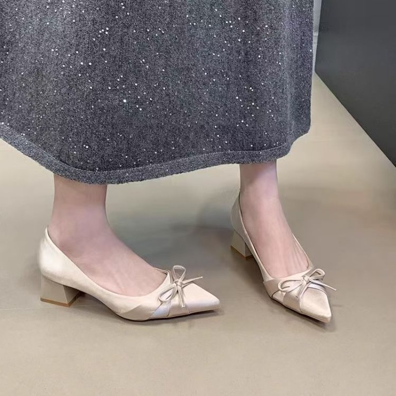 الرجعية منتصف طول حذا فردي للس - مراجعة Women Fashion Heels وسعره