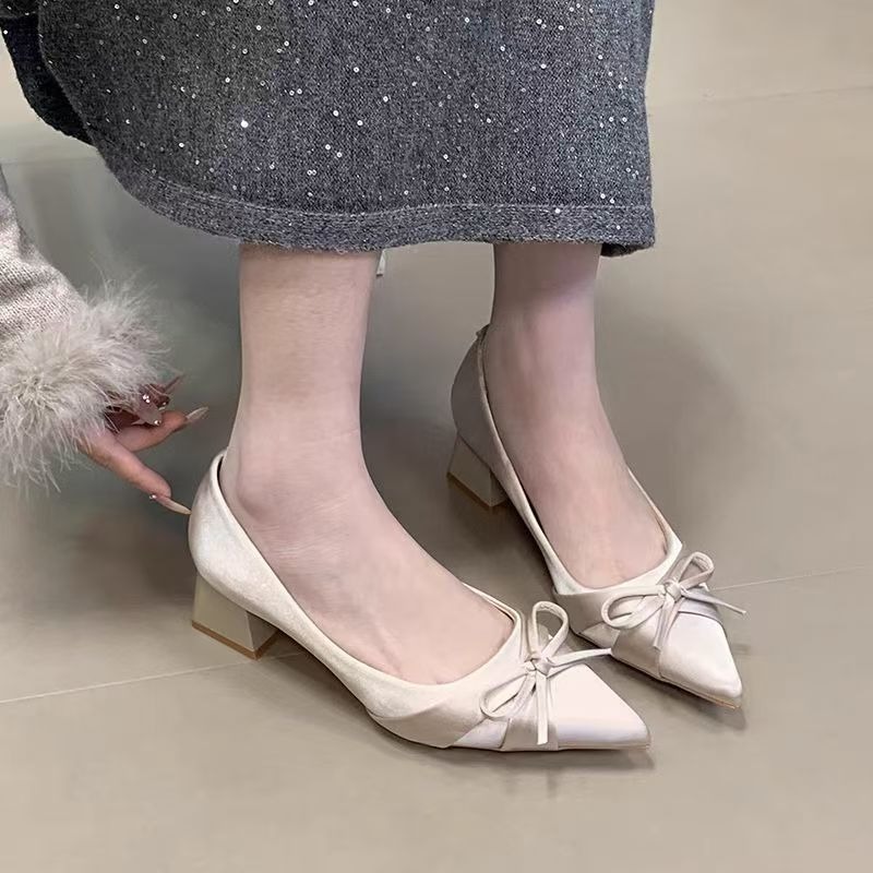الرجعية منتصف طول حذا فردي للس - مراجعة Women Fashion Heels وسعره