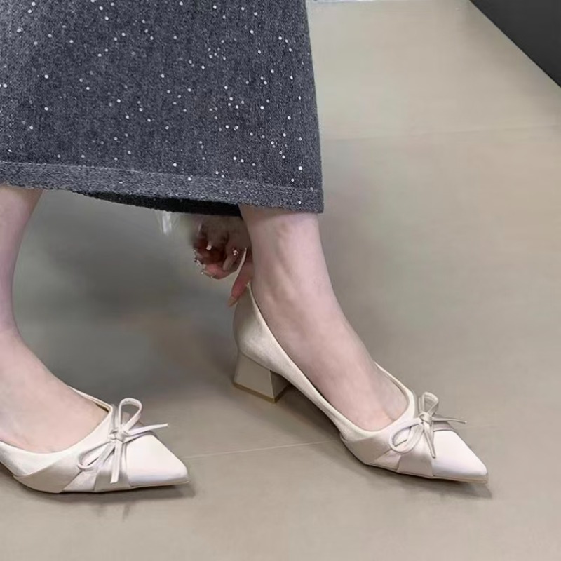 الرجعية منتصف طول حذا فردي للس - مراجعة Women Fashion Heels وسعره