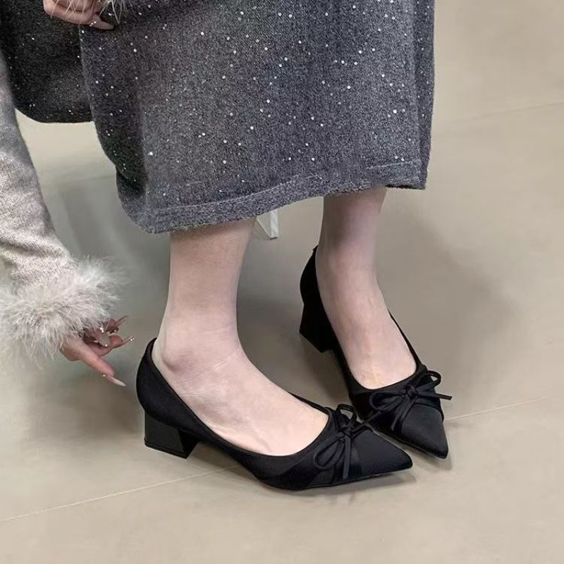 الرجعية منتصف طول حذا فردي للس - مراجعة Women Fashion Heels وسعره