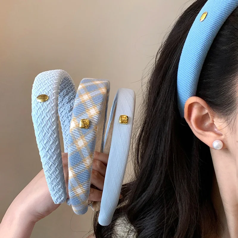 الذهب التسمية الأزرق واسعة الح - مراجعة Women'S Fashion Labels وسعره