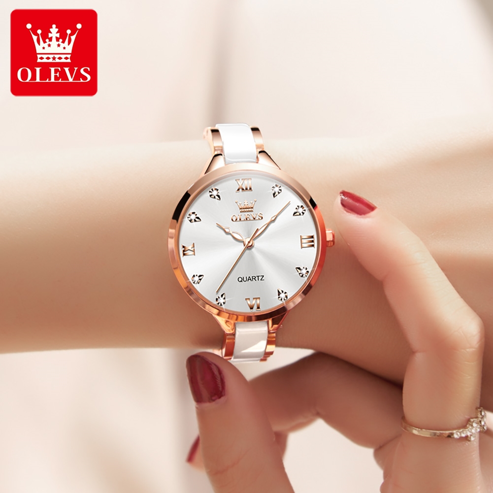 OLEVS 5872 ساعات نسائية كوارتز - مراجعة Fashion Women Watch وسعره