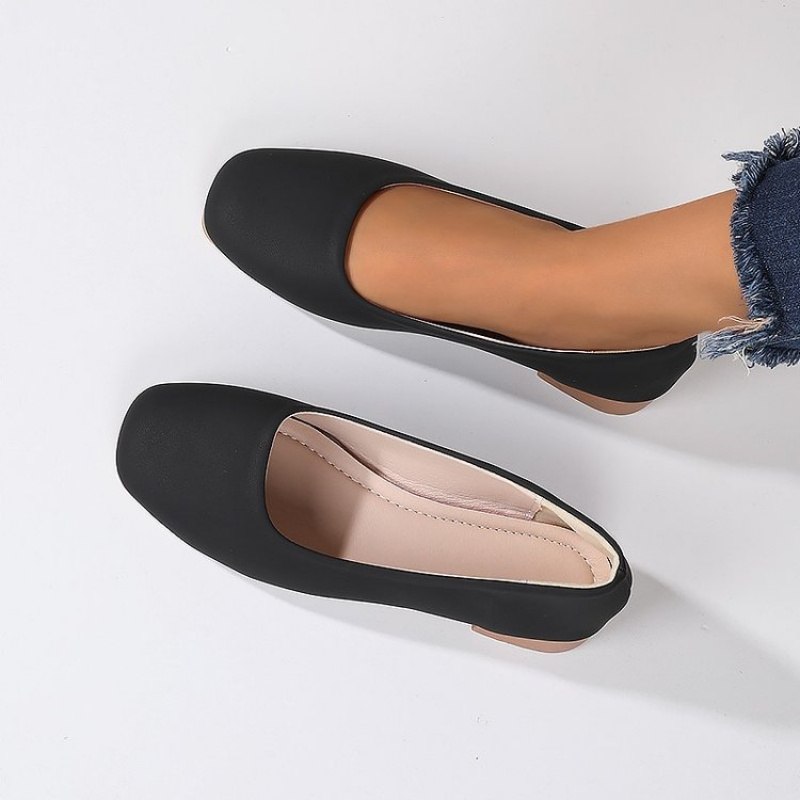أحذية جلدية ناعمة بمقدمة مستدي - مراجعة Women Fashion Heels وسعره