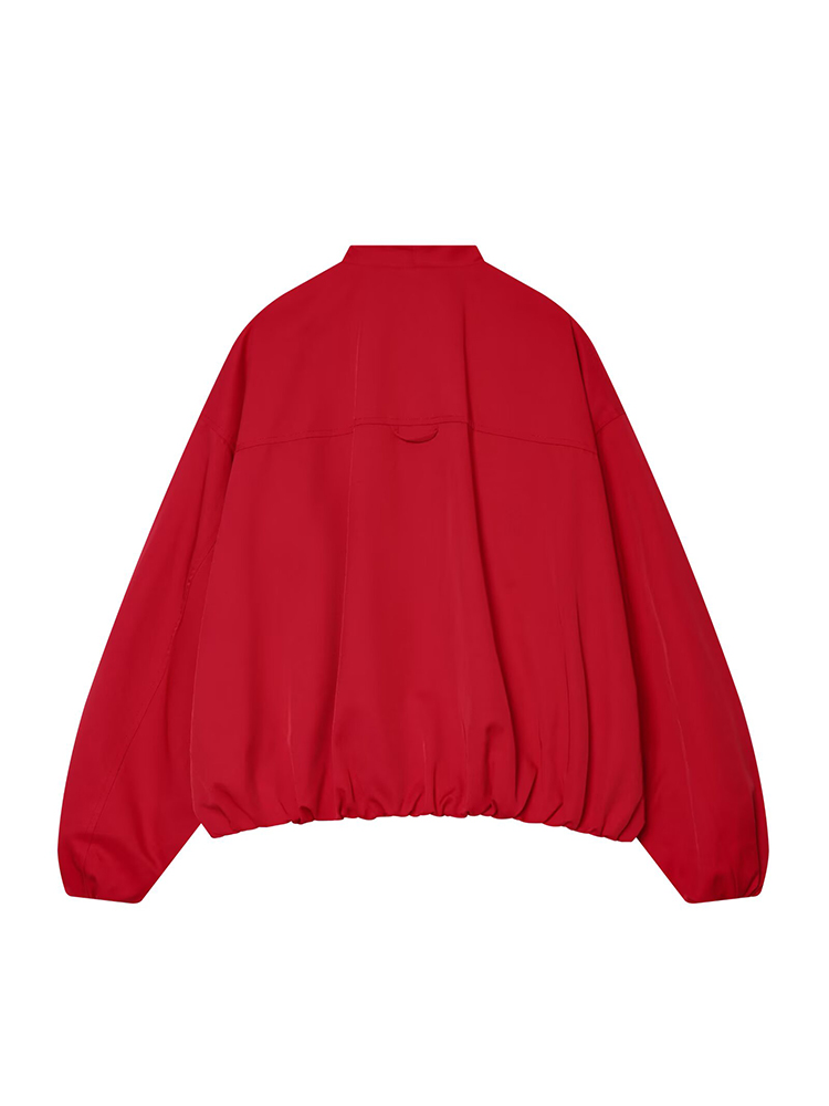 سترة قصيرة حمراء أنيقة للنساء  - مراجعة Women'S Fashion Bomber Jacket وسعره