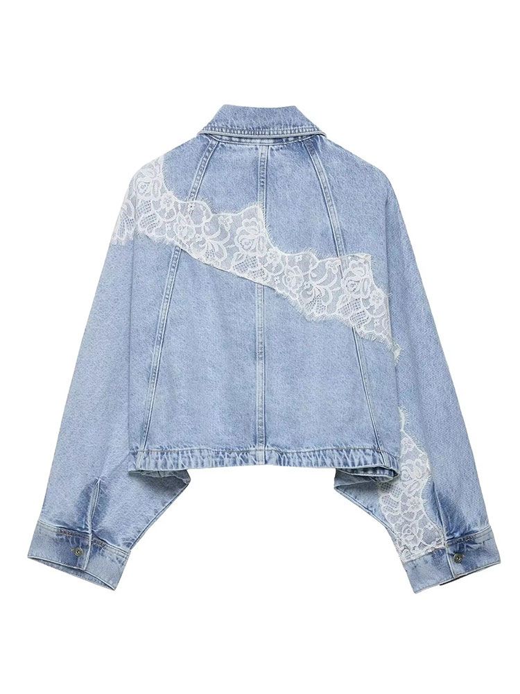 جاكيت نسائي أنيق من الدنيم الأ - مراجعة Women'S Fashion Denim Jacket وسعره