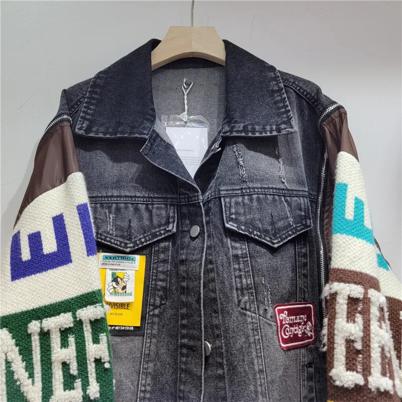 المرأة الدنيم سترة الخريف أزيا - مراجعة Women'S Fashion Denim Jacket وسعره