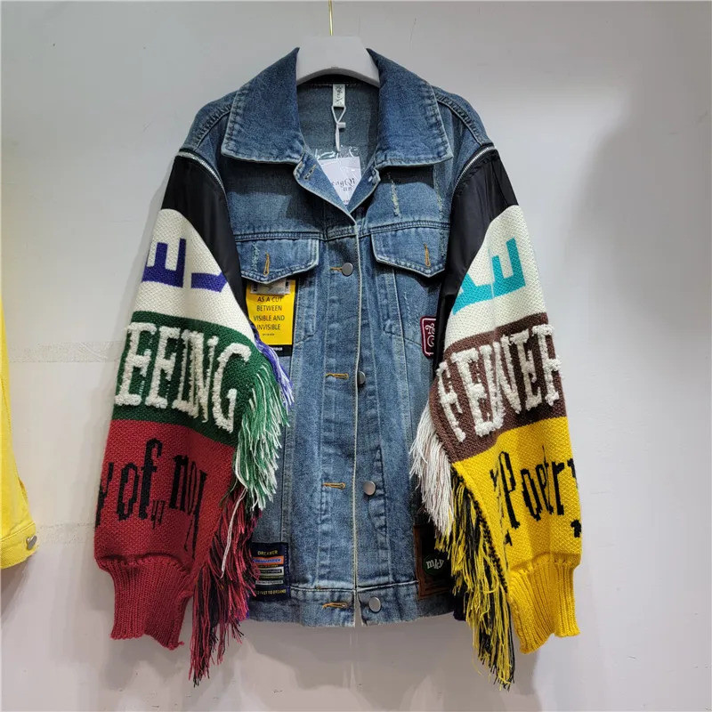 المرأة الدنيم سترة الخريف أزيا - مراجعة Women'S Fashion Denim Jacket وسعره