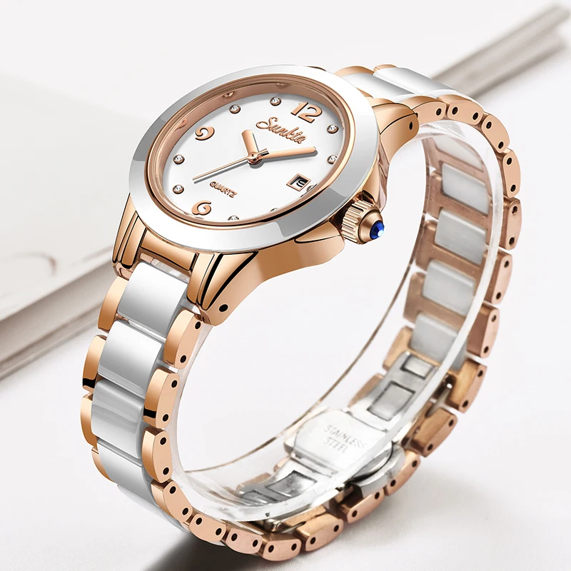 ساعة Sunkta كاجوال كوارتز نسائ - مراجعة Fashion Women Watch وسعره