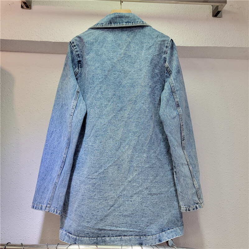 ANJY خريف جديد إمرأة Ins العصر - مراجعة Women'S Fashion Denim Jacket وسعره