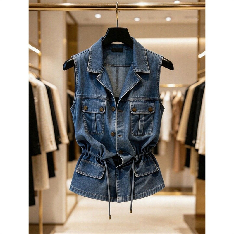 قميص دنيم نسائي فاخر، بلوزة صي - مراجعة Women'S Fashion Denim Jacket وسعره