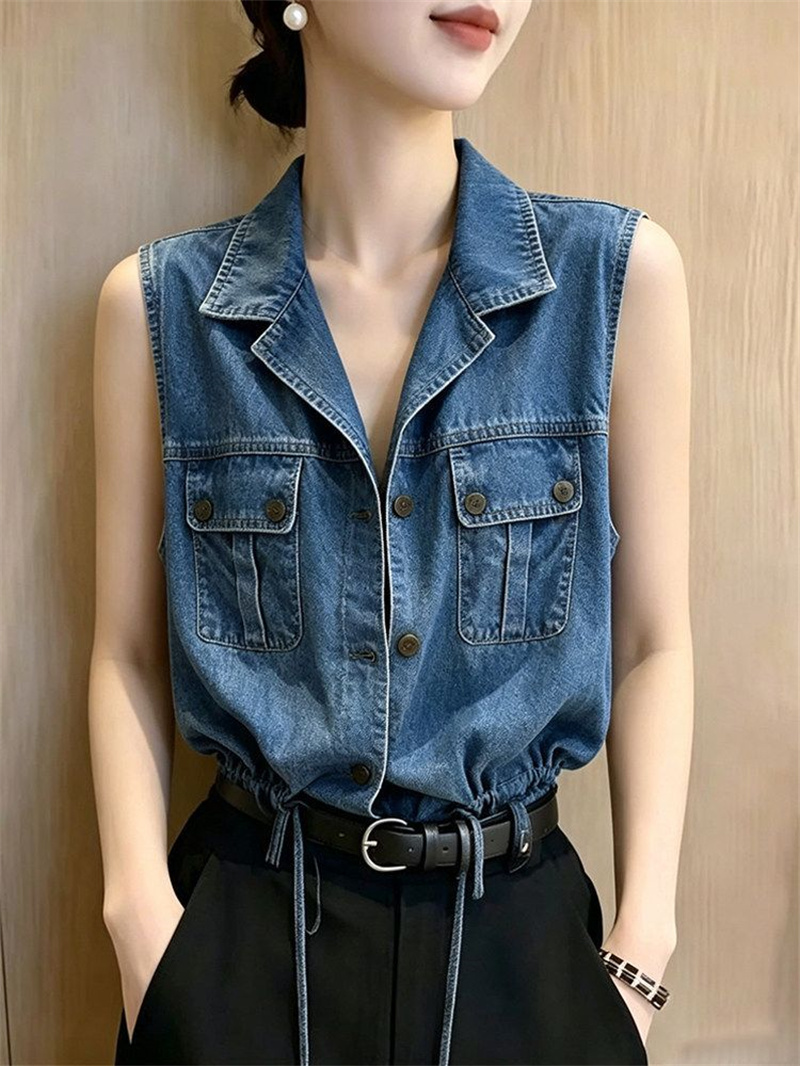 قميص دنيم نسائي فاخر، بلوزة صي - مراجعة Women'S Fashion Denim Jacket وسعره