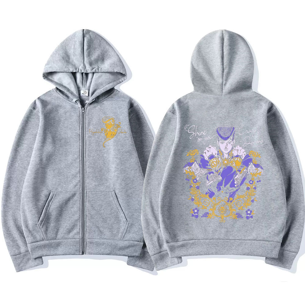 أنيمي جوجو غريب مغامرة سستة هو - مراجعة Women'S Fashion Zip Hoodie وسعره