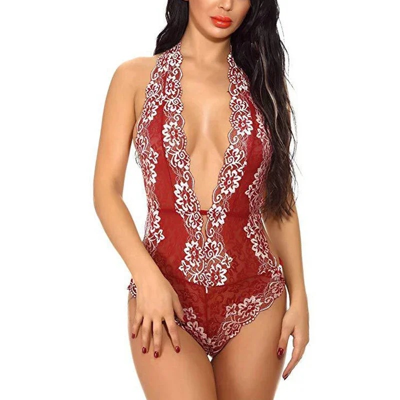 جمبسوت دانتيل مكشوف الظهر للنس - مراجعة Xl Women'S Fashion وسعره