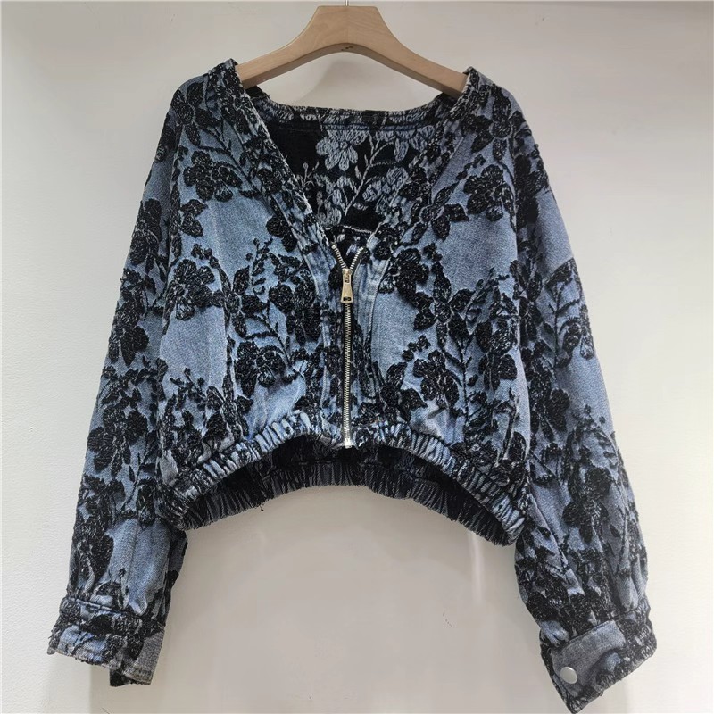 جاكيت جينز نسائي قصير من الجاك - مراجعة Women'S Fashion Denim Jacket وسعره