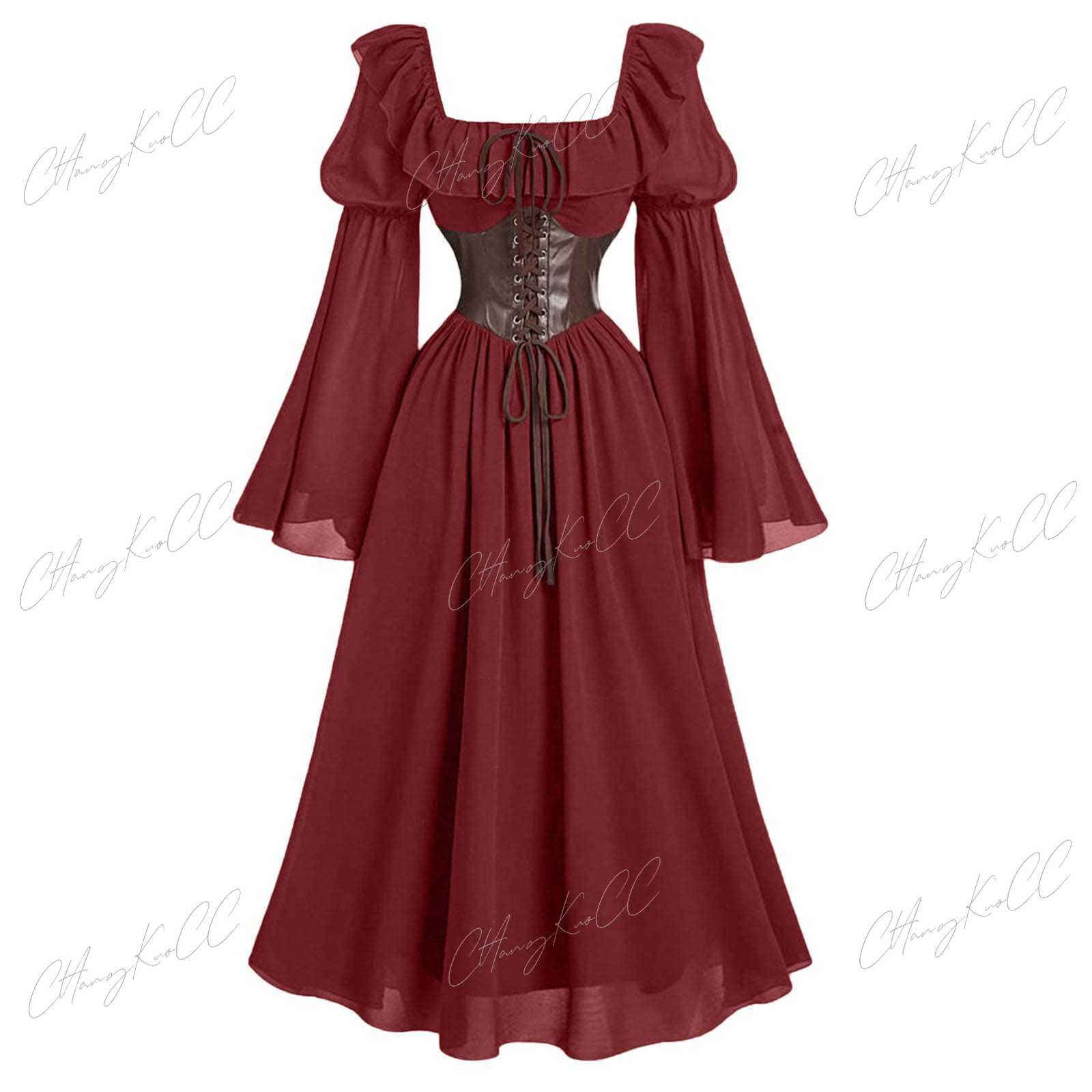 عصر النهضة فترة القرون الوسطى  - مراجعة Women'S Fashion Renaissance Period وسعره
