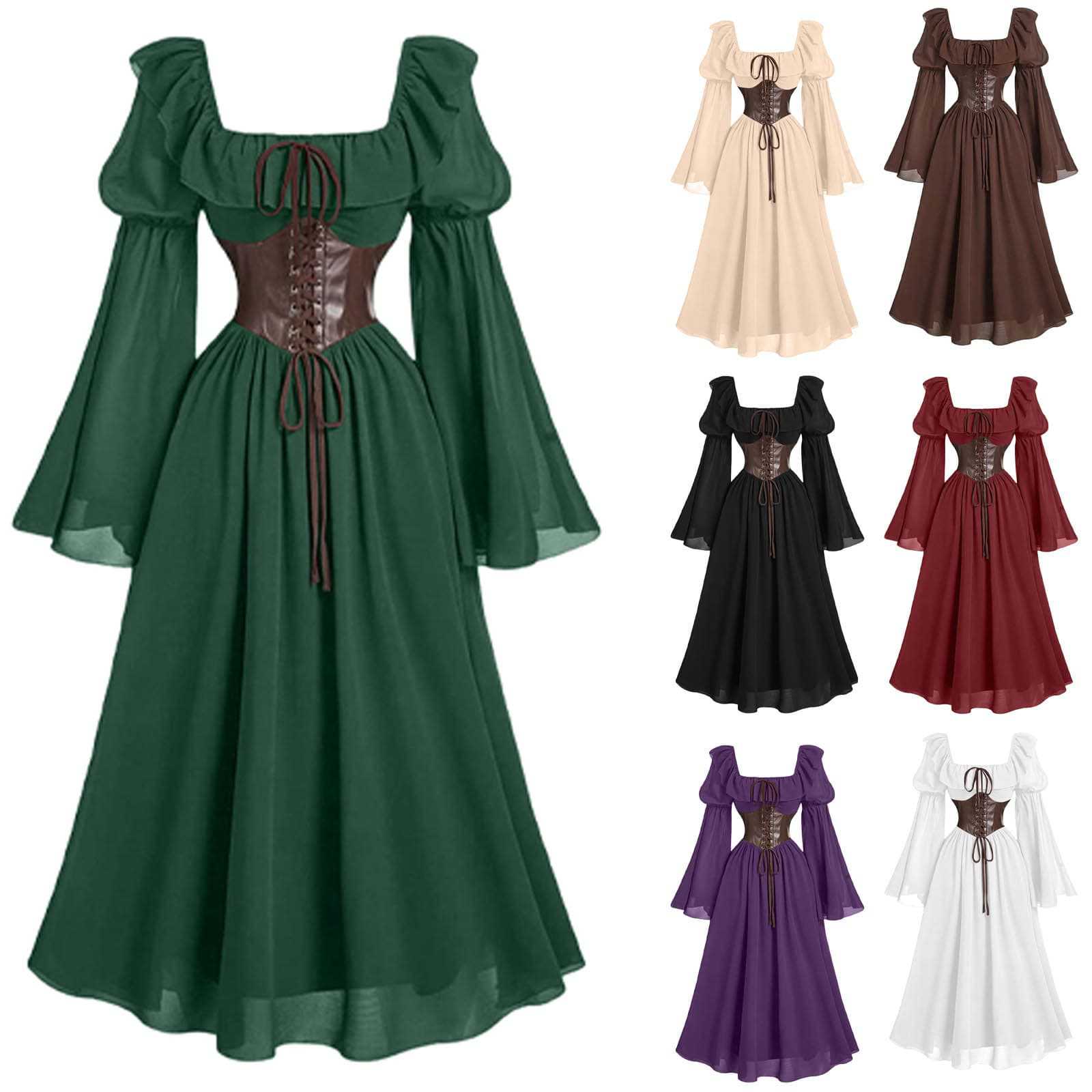 فترة عصر النهضة القرون الوسطى  - مراجعة Women'S Fashion Renaissance Period وسعره