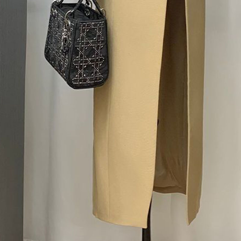 ربيع الخريف التلبيب الكاكي الم - مراجعة Xl Women'S Fashion وسعره