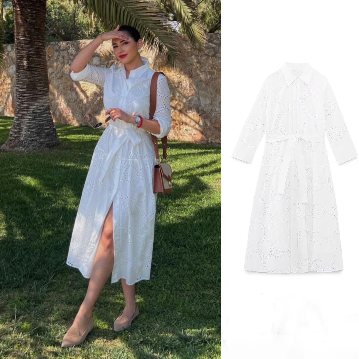 فستان نسائي صيفي أبيض بأكمام ط - مراجعة Women'S Fashion Dresses Images وسعره