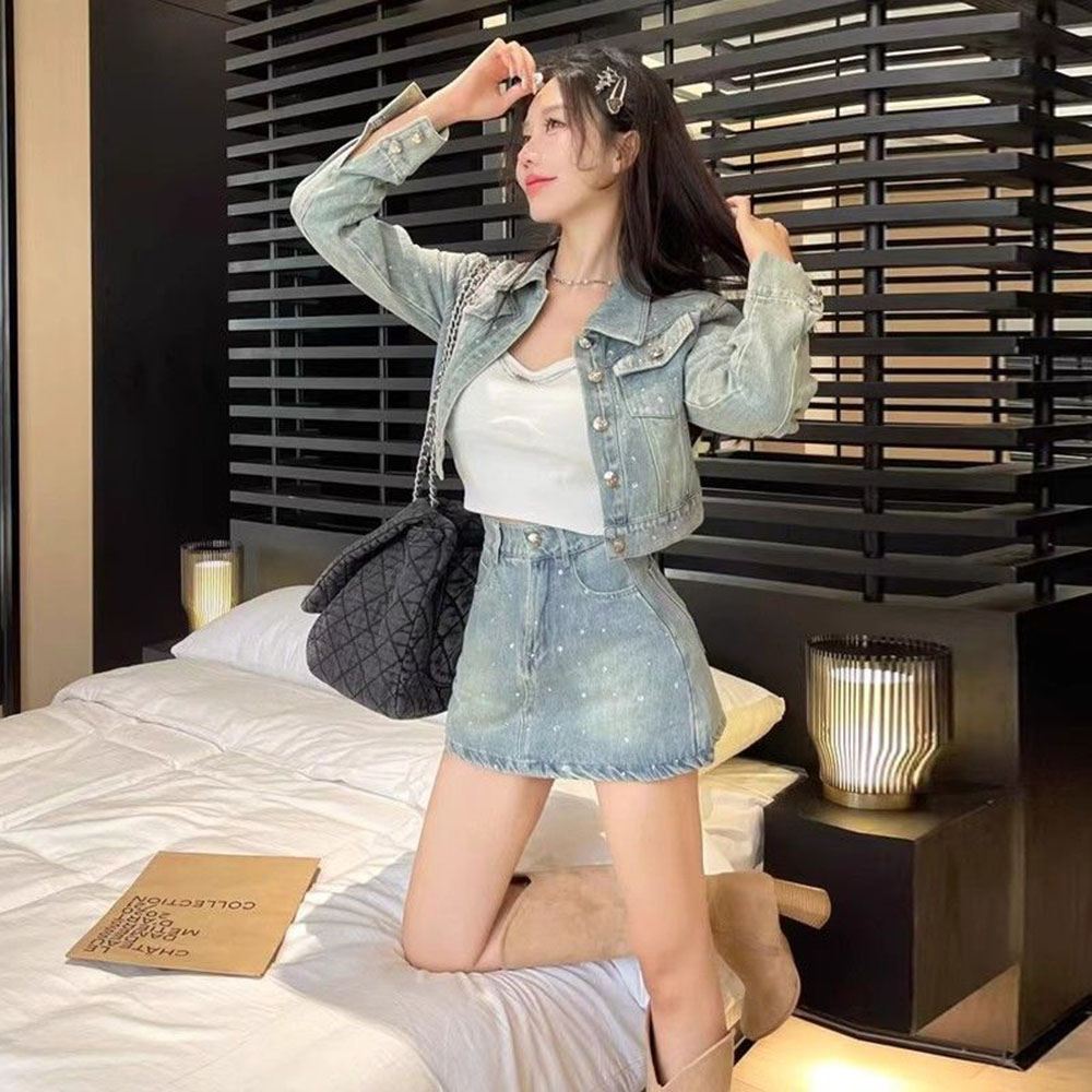 سترة جينز نسائية من الماس ، طق - مراجعة Women'S Fashion Denim Jacket وسعره