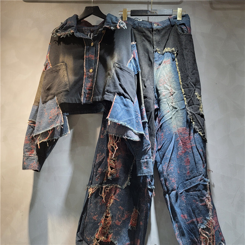 WTHT موضة جديدة للمرأة المرقعة - مراجعة Women'S Fashion Denim Jacket وسعره