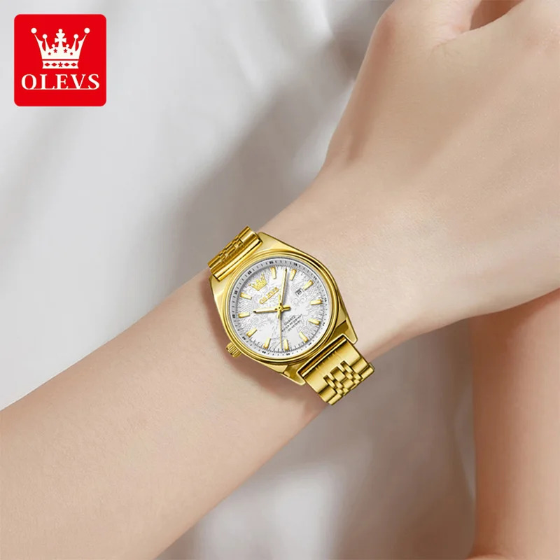 OLEVS جديد 3703 ساعات امرأة أن - مراجعة Fashion Women Watch وسعره