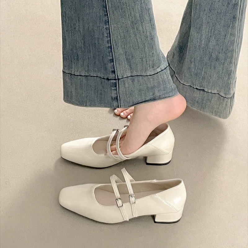 أحذية ماري جين نسائية فضية بكع - مراجعة Women Fashion Heels وسعره
