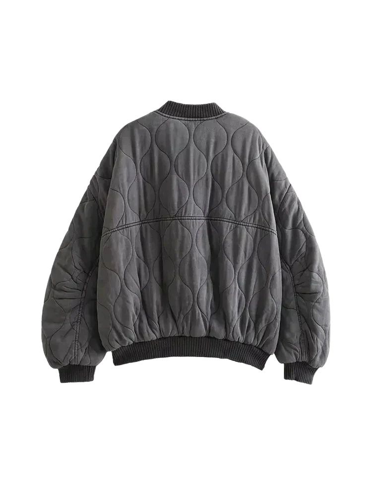 سترات نسائية عصرية كبيرة الحجم - مراجعة Women'S Fashion Bomber Jacket وسعره