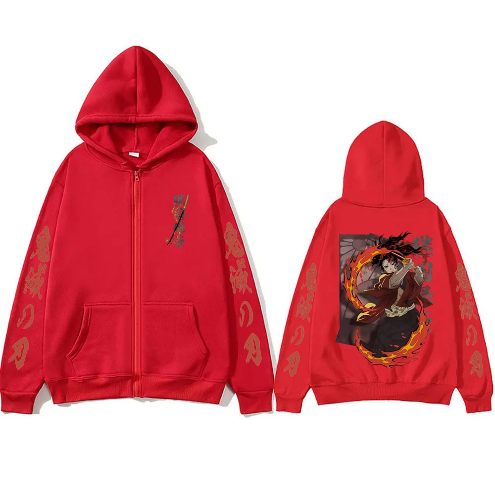 جديد شيطان القاتل Tsugikuni Yo - مراجعة Women'S Fashion Zip Hoodie وسعره