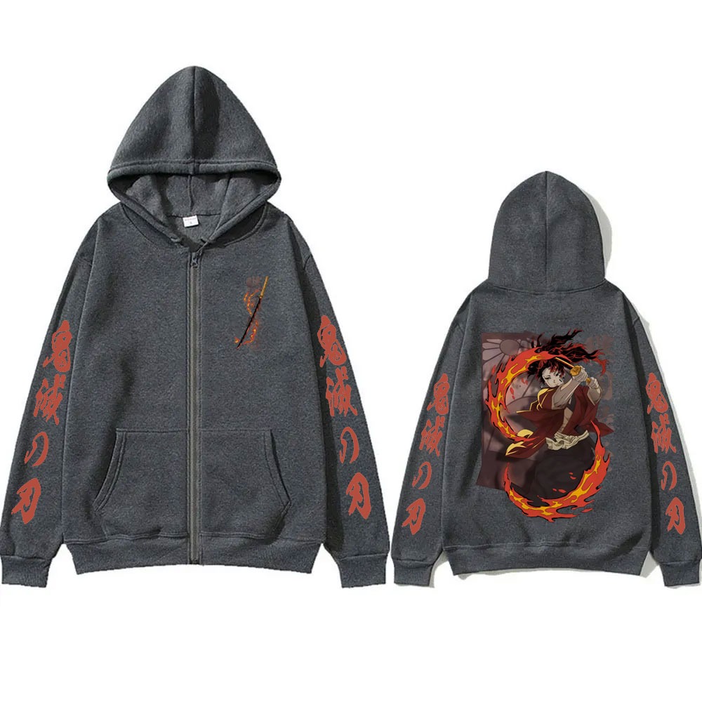 جديد شيطان القاتل Tsugikuni Yo - مراجعة Women'S Fashion Zip Hoodie وسعره