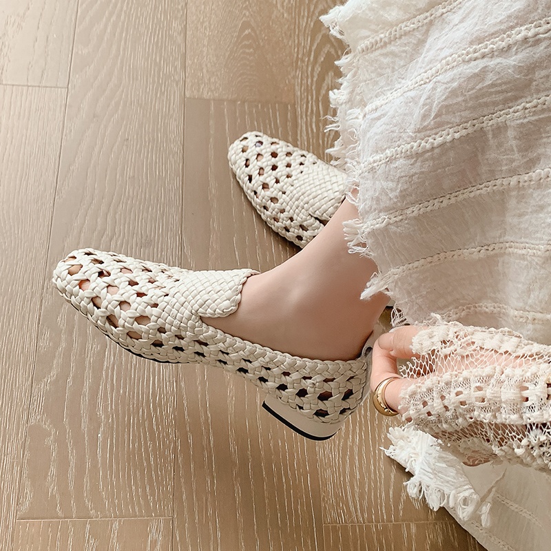 صنادل نسائية من الجلد الطبيعي  - مراجعة Women Fashion Heels وسعره