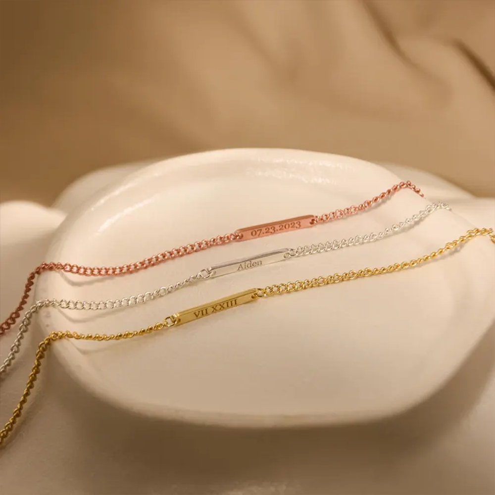 سوار مخصص مخصص بحروف الاسم، سو - مراجعة Women'S Fashion Labels وسعره