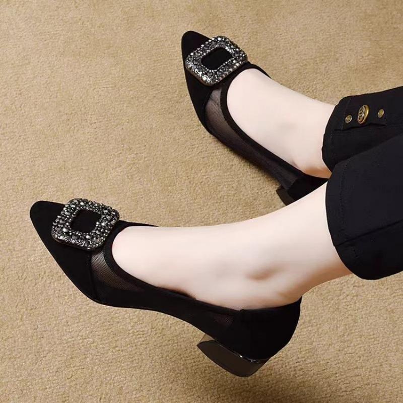 أحذية نسائية أنيقة بكعب مربع و - مراجعة Women Fashion Heels وسعره